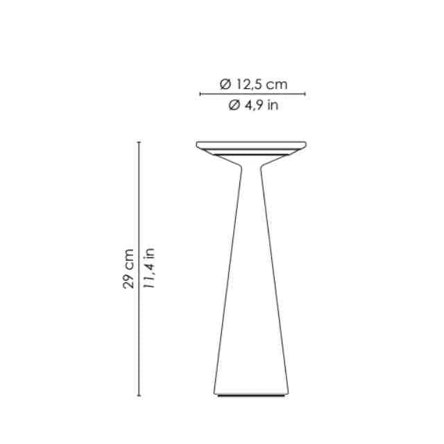 Dama LED Practical Table Lamp