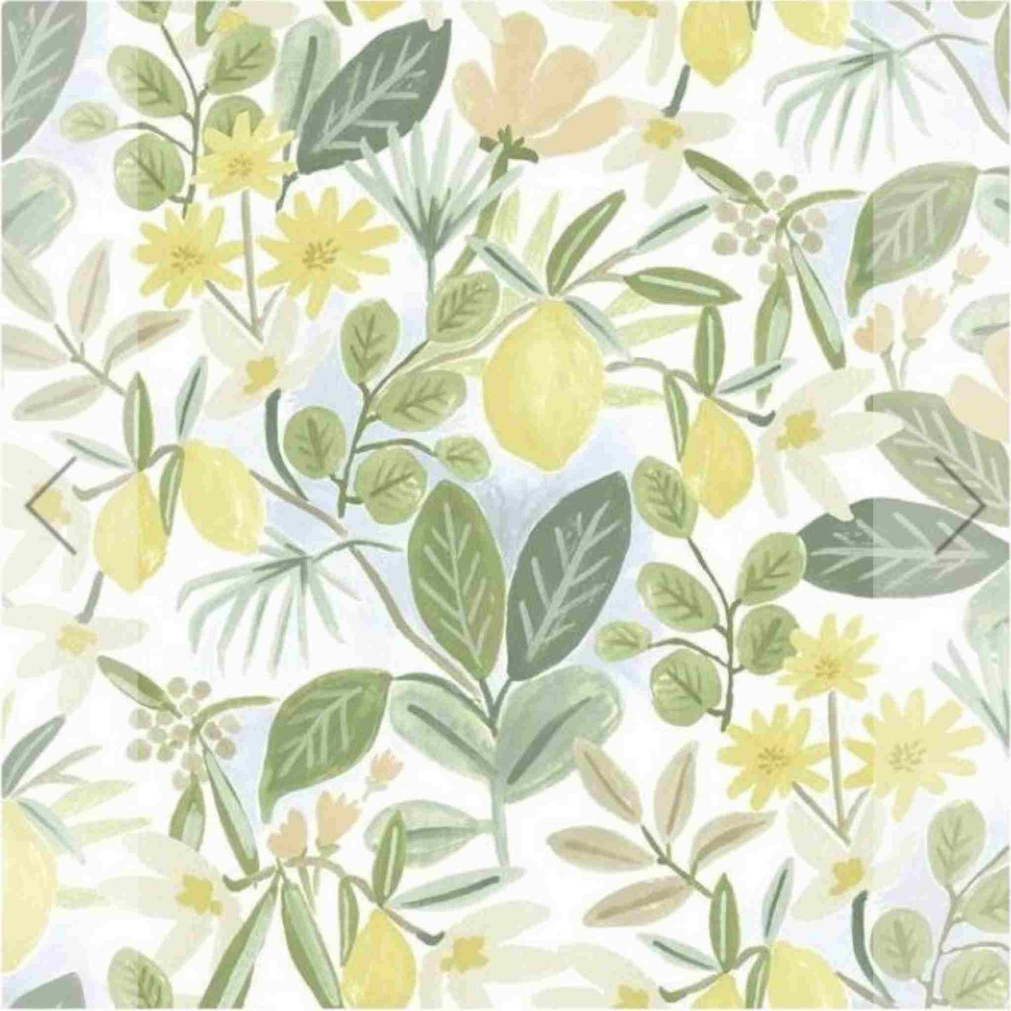 Lemon Trees Amalfi Premium Peel and Stick Stylish Wallpaper