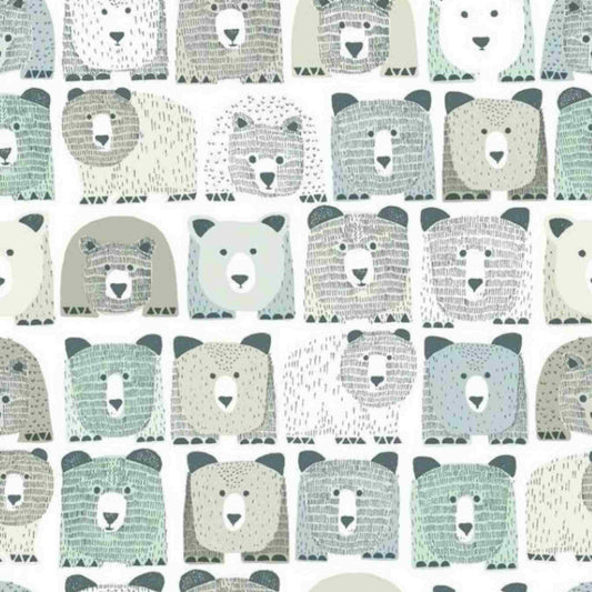 Bears Sidewall Premium Peel and Stick Wallpaper