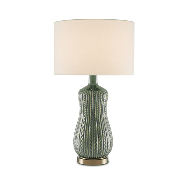 Mamora Green Table Lamp H: 29