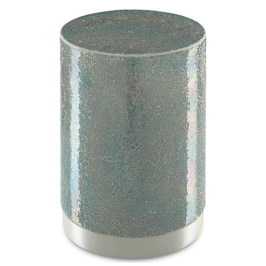 Aviva Stanoff Mermaid Glass Table/Stool 18.375"h x 13"dia.