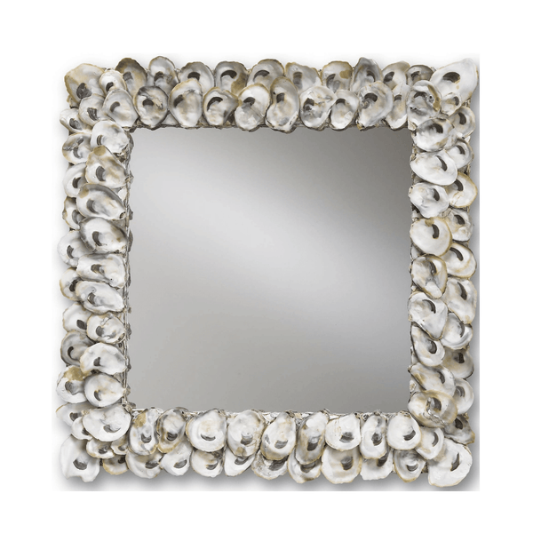 Oyster Shell Mirror H: 20