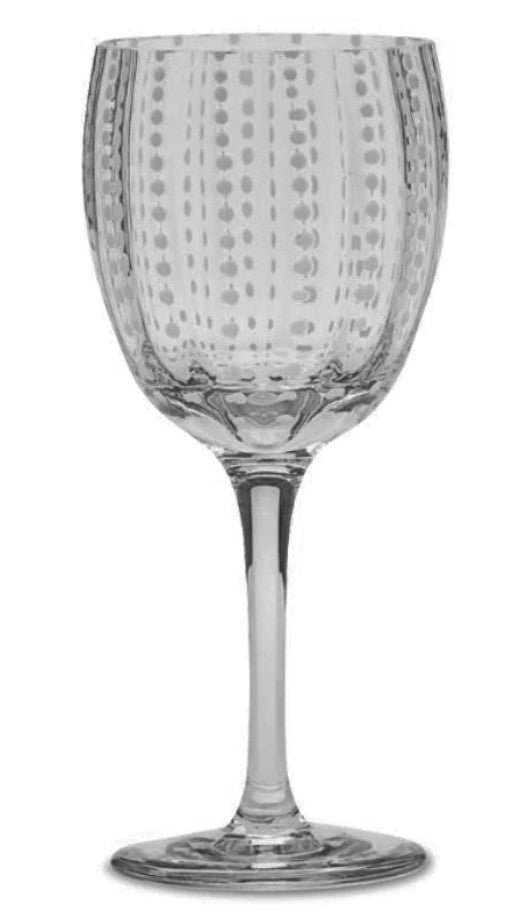 Handblown Perle Wine Goblet (Set of 2)