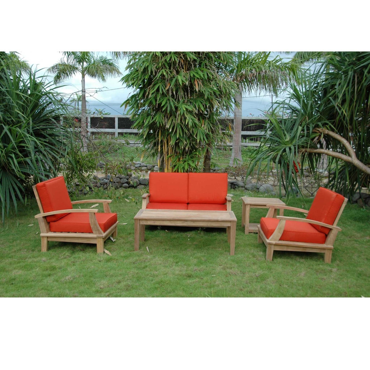 Brianna Bahama 6-Pieces Deep Seating Armchair Set