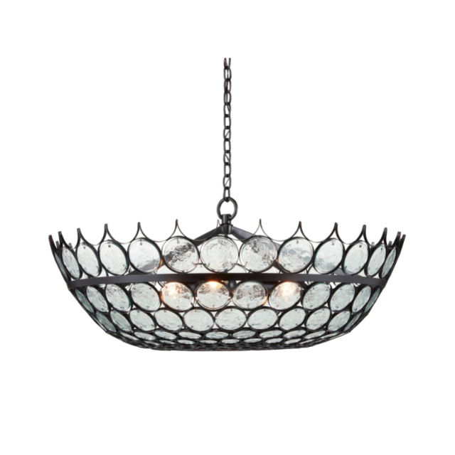 9000-0991 Augustus Small Chandelier H: 11.5" Dia: 25.75"
