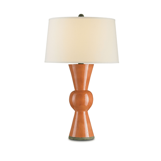 Upbeat Orange Table Lamp H: 31" Dia: 18"