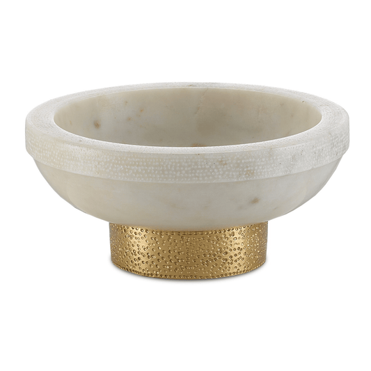 Valor Small White Bowl H: 3.75" Dia: 8"